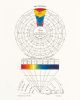 Geometric Art Print, Antique Rainbow, Color theory, Antique | Prints by Capricorn Press. Item made of paper works with boho & minimalism style