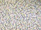 Kerplunk 40"x30" | Mixed Media in Paintings by Emeline Tate. Item made of synthetic