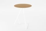 James End Table | Tables by Tronk Design. Item made of oak wood with metal