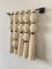 Black Macrame Wall Hanging, Boho Fiber Wall Art, Large Woven Tassel Tapestry,  Neutral Wall Art | Wall Hangings by İnanç Yılmaz