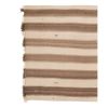Brown Striped Turkish Hemp Kilim Rug 5'10" X 11'3" | Area Rug in Rugs by Vintage Pillows Store. Item made of cotton with fiber