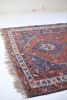 Gorgeous Vintage Rug | Clay, Sunflower Yellow, Deep Indigo | Area Rug in Rugs by The Loom House. Item composed of cotton and fiber
