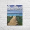 Canvas Print - Edge of Calm - Coastal Pathway Seascape | Work by Eman's Gallery
