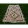 Vintage Anatolian Oushak Kars Handwoven Ushak Area Rug | Rugs by Vintage Pillows Store. Item composed of cotton & fiber