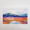 Violet Passage | Watercolor Painting in Paintings by Brazen Edwards Artist. Item made of paper