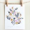 Morning Walk Print | Prints by Leah Duncan. Item composed of paper in mid century modern or contemporary style