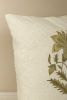 Green Oasis Block Print Cushion | Pillows by Ninéh