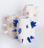 Pink Flame Vase | Vases & Vessels by OM Editions. Item composed of ceramic