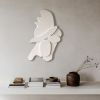 Textured White Plaster Wall Sculpture – Handmade Abstract Organic Art | Wall Hangings by Vaiva Art Atelier