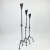 Hand Forged Iron Candelabra Set of 3 (90-100-110cm) | Candle Holder in Decorative Objects by edecrawzFC