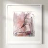 Shades of Pink | Drawings by Sorelle Gallery. Item made of paper