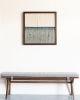 COASTLINE III - Framed-Collection | Wall Hangings by Rianne Aarts / Teddy and Wool Studio. Item made of cotton with fiber