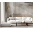 Silent Canvas — Abstract Luxury Wallpaper Mural | Wall Treatments by ELLE WALLS