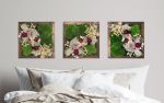 Organic Modern Art, Dried Flower Art Preserved Moss Wall | Living Wall in Plants & Landscape by Sarah Montgomery
