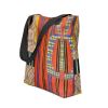 Tote Bag - Palestine's Resilience - Folk Abstract Geometric | Work by Eman's Gallery