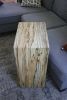 Spalted Maple Waterfall C-Table | End Table in Tables by Hazel Oak Farms. Item made of maple wood