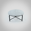 Moon - Coffee table | Tables by DFdesignLab - Nicola Di Froscia. Item made of steel with marble works with minimalism style