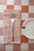 Blush Piano Block Print Napkins, Set of 4 | Linens & Bedding by Ninéh