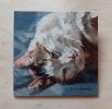 Custom pet portrait oil painting original, Custom cat | Oil And Acrylic Painting in Paintings by Natart. Item composed of canvas & synthetic compatible with contemporary style