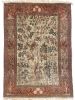 MOTHER BIRD & CHILDREN | Tree of Life Esfahan | Cream | Area Rug in Rugs by The Loom House. Item made of cotton & fiber