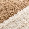 Genuine lamb wool Beni Ourain rug, brown and white rug | Area Rug in Rugs by Benicarpets