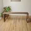 Walnut Live Edge Waterfall Console Table | Tables by Crafted Glory. Item composed of walnut