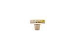 Pebble Umber Ombré Circle Knob | Hardware by Windborne Studios. Item made of glass