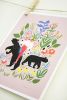 Bear Girl Print | Prints by Leah Duncan. Item composed of paper in mid century modern or contemporary style