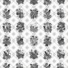 Trellis - The AEON Months - Greyscale - Wallpaper Print | Wall Treatments by Sean Martorana. Item composed of paper