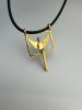 Gold Plated Angel Pendant | Sculptures by YENNY COCQ