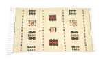 Handwoven wool rug | Small Rug in Rugs by Berber Art. Item made of cotton