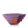 fret medium basket lilac | Storage Basket in Storage by Charlie Sprout. Item composed of fiber