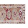 1970s Vintage Kurdish Herki Rug Runner with Medallions | Runner Rug in Rugs by Vintage Pillows Store. Item composed of cotton and fiber
