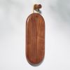 KENNETH Modern Black Walnut Serving Board with Brass Handle | Serveware by Untitled_Co