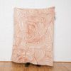 Cocoon Reversible Throw | Braza/ceniza | Linens & Bedding by Jill Malek Wallpaper. Item made of cotton