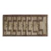 Vintage Brown Shaggy Turkish Tulu Runner | Runner Rug in Rugs by Vintage Pillows Store. Item composed of cotton and fiber
