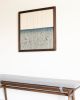 COASTLINE III - Framed-Collection | Wall Hangings by Rianne Aarts / Teddy and Wool Studio. Item made of cotton with fiber