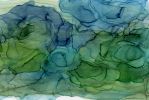 embrace the shadows | abstract  original art | Watercolor Painting in Paintings by Megan Spindler