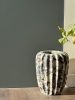 Handmade Rosso Levanto Marble Vase – Fluted Red Stone Decor | Vases & Vessels by AEGEAN MARBLE ARTISAN ATELIER