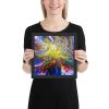 Framed Print - In The Beginning - Cosmic Gold Explosion | Work by Eman's Gallery