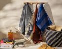 Sol Tea Towel - Rust | Linens & Bedding by MINNA