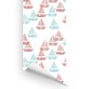 Sloop Dreams Wallcovering: 24in wide x 10ft long | Wallpaper in Wall Treatments by Robin Ann Meyer. Item composed of paper in contemporary or modern style