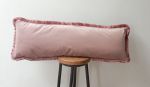 Dusty rose silk velvet pillow, pink silk velvet cushion | Pillows by velvet + linen