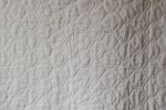 Modern Handmade Baby Quilt - Blue Floral Squares | Linens & Bedding by Hazel Oak Farms. Item made of cotton