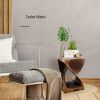 Haussmann® Original Wood Twist Stool 12 X 12 X 18 | Chairs by Haussmann®