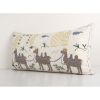 Vintage Oversize Suzani Pillow Cover with Camel Motifs, Anim | Cushion in Pillows by Vintage Pillows Store