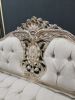 French Style Settee/ Distressed with Gold Leaf accent Finish | Couch in Couches & Sofas by Art De Vie Furniture