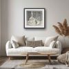 Crystal Memory - Framed Original Drawing - Charcoal Still Life | Drawings by Eman's Gallery