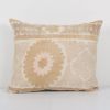 Uzbek Pastel Suzani Cushion Cover, Suzani Pillow Case Made f | Pillows by Vintage Pillows Store