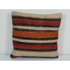 16" x 16" Kilim Cushion Cover | Sham in Linens & Bedding by Vintage Pillows Store. Item made of cotton